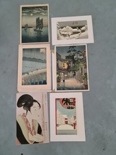 Japanese Woodblock Prints Ukiyo-e, Harunobu, Hokusai, Hiroshige