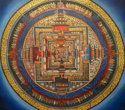Tibet thangka malerei - tibet.,