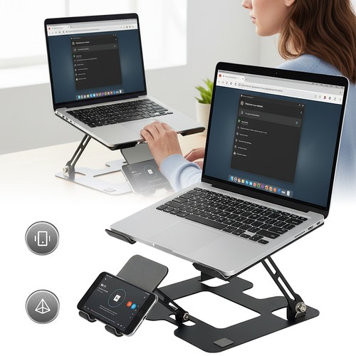 Laptop ständer 1 - 2-in-1,