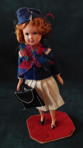 Vintage puppe flugbegleiterin - vintage,