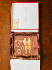 Cartier Seidentuch Original NEU ca.86,00x86,00cm 100% Seide Braun