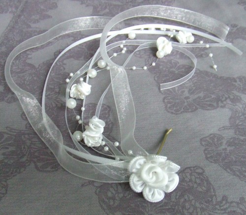 Kopfschmuck kommunion blüte - kommunion,