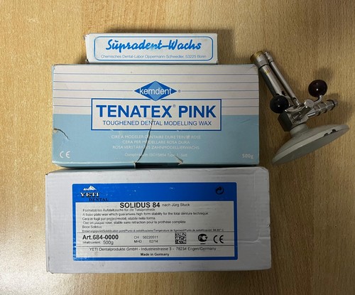 Plattenwachs rosa set labor - ,