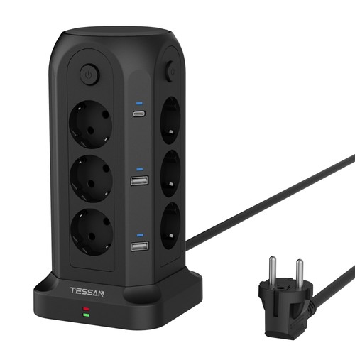 Steckdosenturm fach usb 2m - fach,