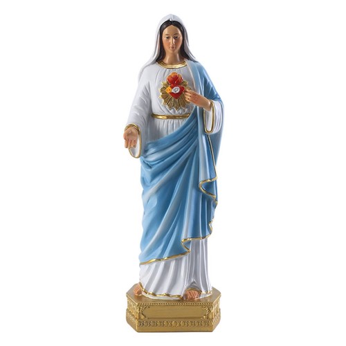 Marienfigur mit herzsymbol - marienfigur,