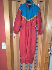 Retro Vintage Schneeanzug Skianzug Colmar Gr.40 Maße beachten