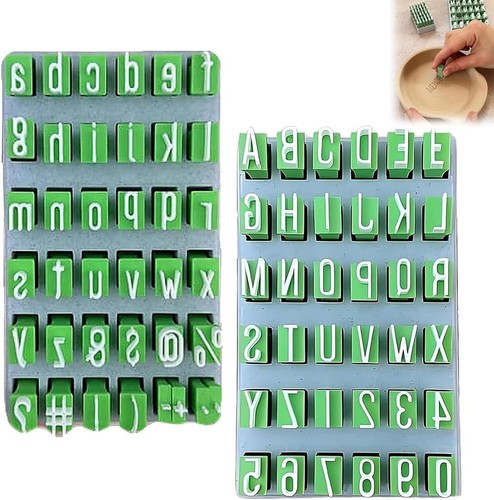 Alphabet stempel set 62 - alphabet, set,