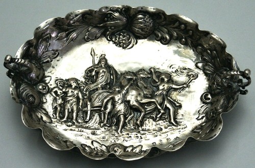 Antike branntweinschale silber - antike,