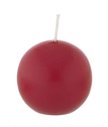 Kugelkerzen weihnachtsrot - kugelkerzen,