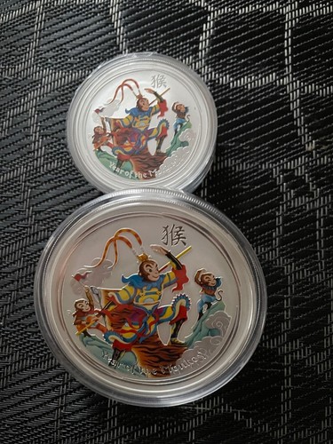 5oz und 1oz lunar monkey - und,