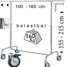 Stabil Kleiderständer Rollgarderobe Kleiderstange Gardeobe Kleiderwagen 2016.1.8