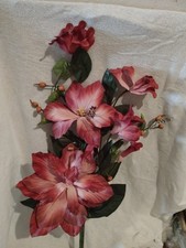 Magnolien Strauß Pink/Rosa  Seidenblumen  Kunstblumen Künstlicher Blumenstrauß