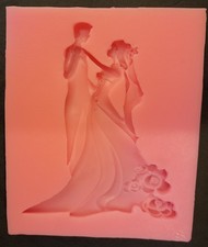 Silikon,- Gießform Tanzendes Brautpaar