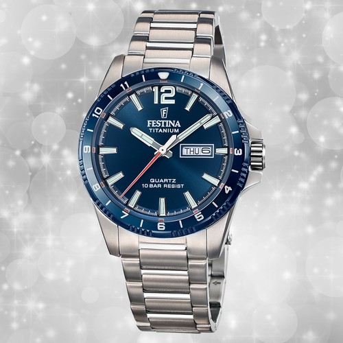Festina herrenuhr titanium - herrenuhr,