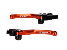 ZAP Kupplungs-Bremshebel Set Flexs passt KTM EXC EXC-F SX SX-F XC-W ab14 orange
