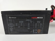 600 Watt PC Netzteil ATX SHARKOON WPM600 Bronze 600W Bronze
