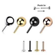 0,8mm Titan Stecksystem Labret
