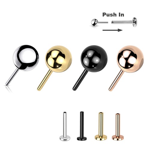 8mm titan stecksystem labret - titan,