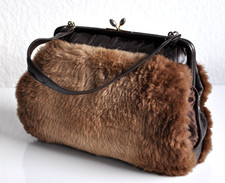Handtasche Taschen Muff Pelz