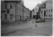 Foto Auto, Oldtimer ŠKODA S100 in Schneeberg (Sachsen) DDR 1978, 8x11 cm, echt