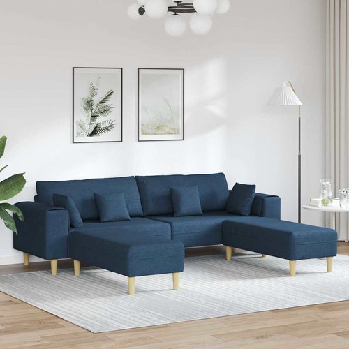 Vidaxl stoffsofa mit kissen - stoffsofa,