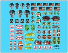 Waterslide Decal 1:24 / 1:32 -