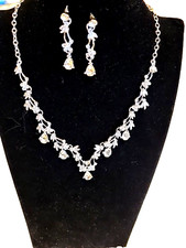 Collier mit Ohringe Zirkonia