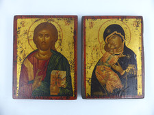 Ikonen Konstantin Kardonas Christus Pantokrator und Madonna Wladimir 999 Ex.