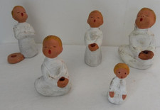 Advent Weihnachten Konv. 5 x Jullar Spain Original Singer Engel 3 versch. Gr.