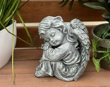 Frostfeste Steinfigur Engel