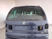 VW Sharan 7M Heckklappe LD5Q Shadow Blue Metallic mit Heckscheibe Facelift BJ200