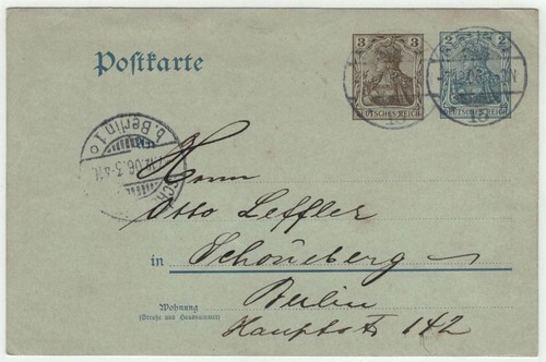 Alte postkarte deutsches - alte,