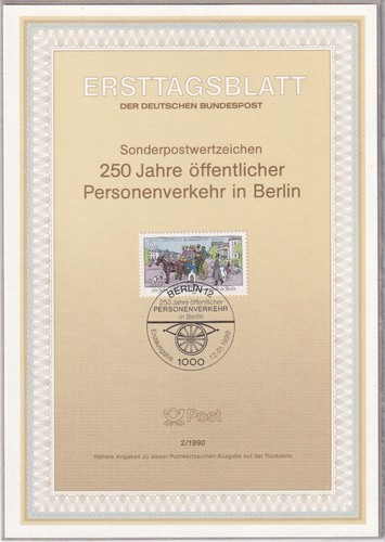 Ersttagsblatt etb 1990 - etb,