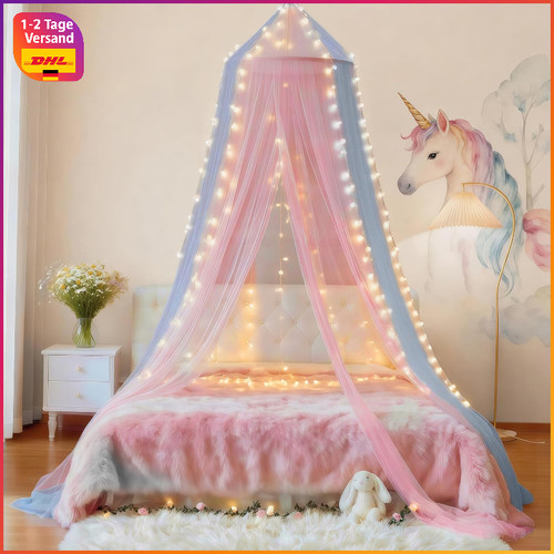 Betthimmel moskitonetz rosa - betthimmel,