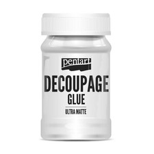 PENTART - Kleber und Lack für Decoupage ultramatt Serviettentechnik 100 ml