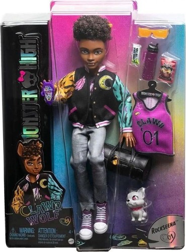 Monster high clawd wolf - clawd, puppe