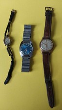 3 Vintage Armbanduhren, Altus 17 jewels, Ankra 68 und Damen Uhr