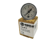 Riegler 110.45-K Manometer 6bar G1/8 Standardmanometer Kunststoffgehäuse 40mm