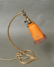 Muller Freres  Tischlampe Jugendstil  um 1900  Pate de Verre