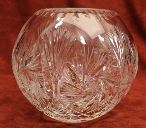 Kugel vase aus kristallglas - kugel,