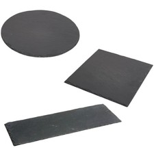 Schieferplatte 20x20 cm Ø20