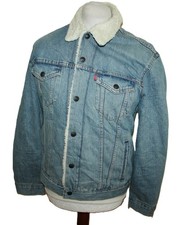 Original Levi’s Sherpa Trucker Jeansjacke – Gr M - Modell 16365-0110
