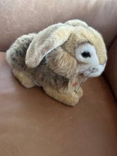 STEIFF Hase POPPEL 077777 28 cm unbespielt aus Sammlung Knopf Zettel