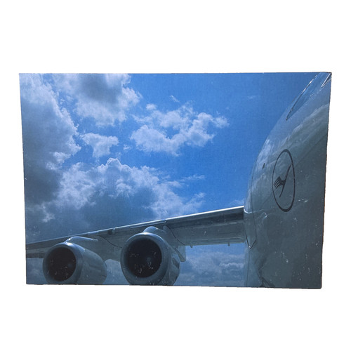 Postkarte flugzeug airline - postkarte,