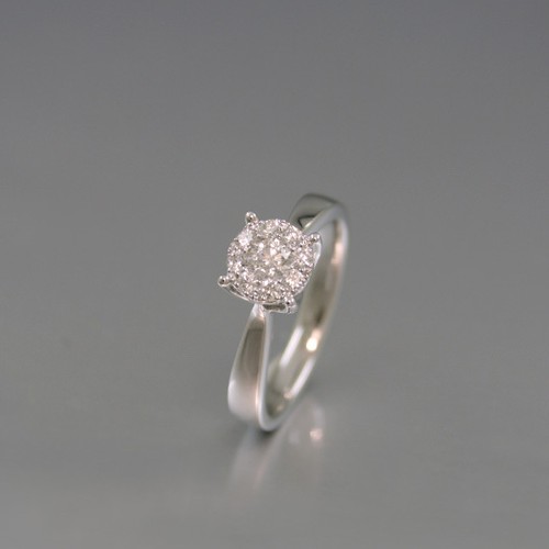 Ring 750 18k - 750/18k, weißgold