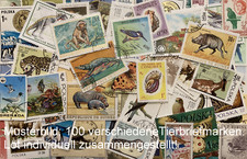100 verschiedene Briefmarken