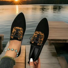 Damen Halbschuhe schnurschuhe