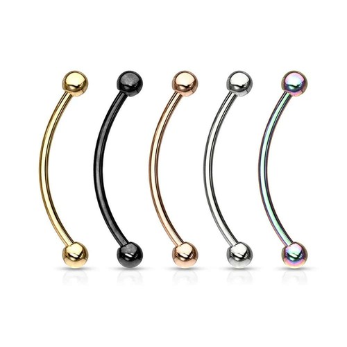 Snake eyes piercing curved - snake,