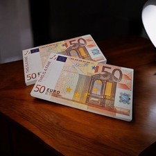 Notizblock 50€ Scheine Fake