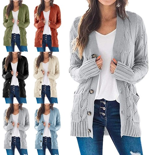 Damen ausschnitt strickjacke - damen,